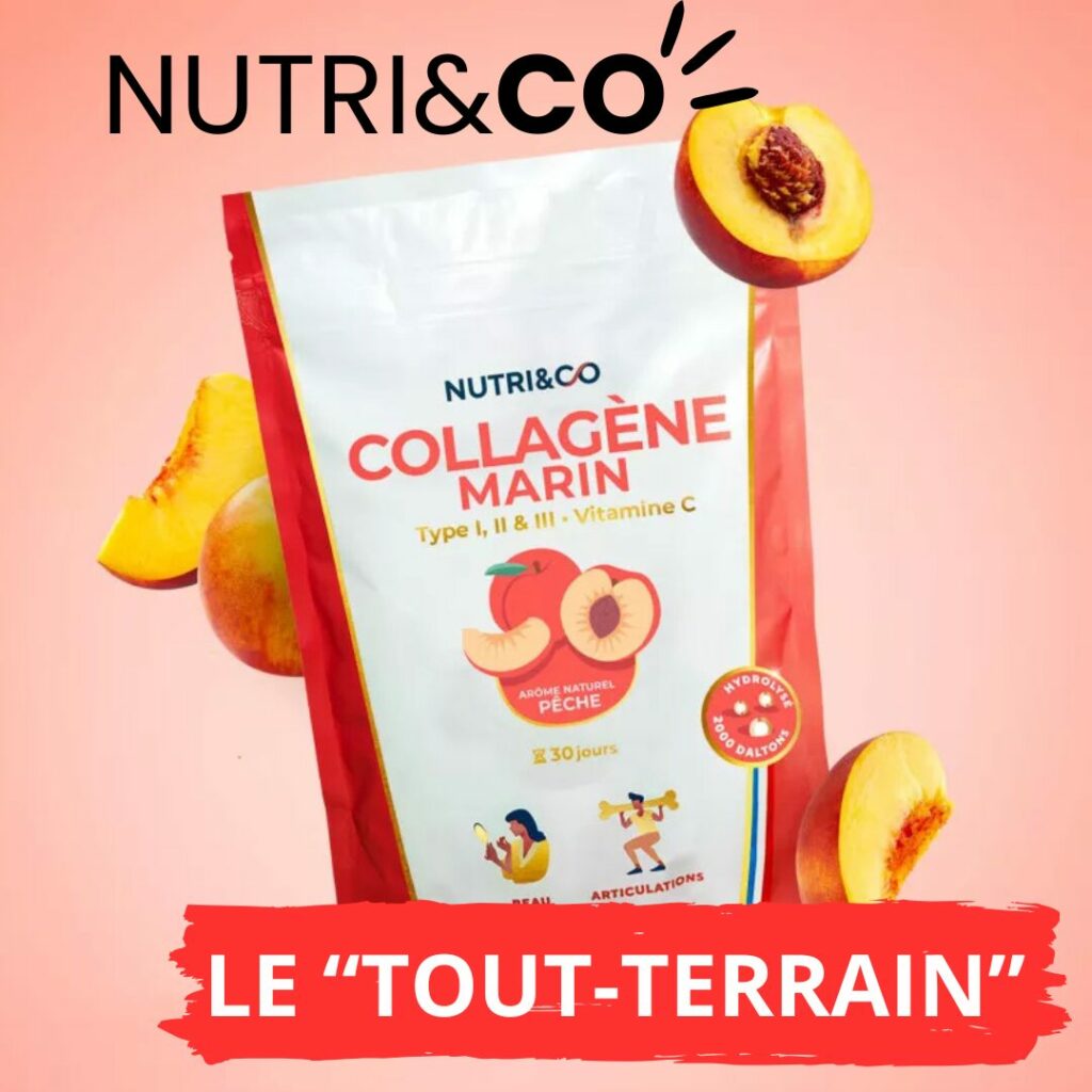 Peptides de collagène Nutri&Co pour la santé.