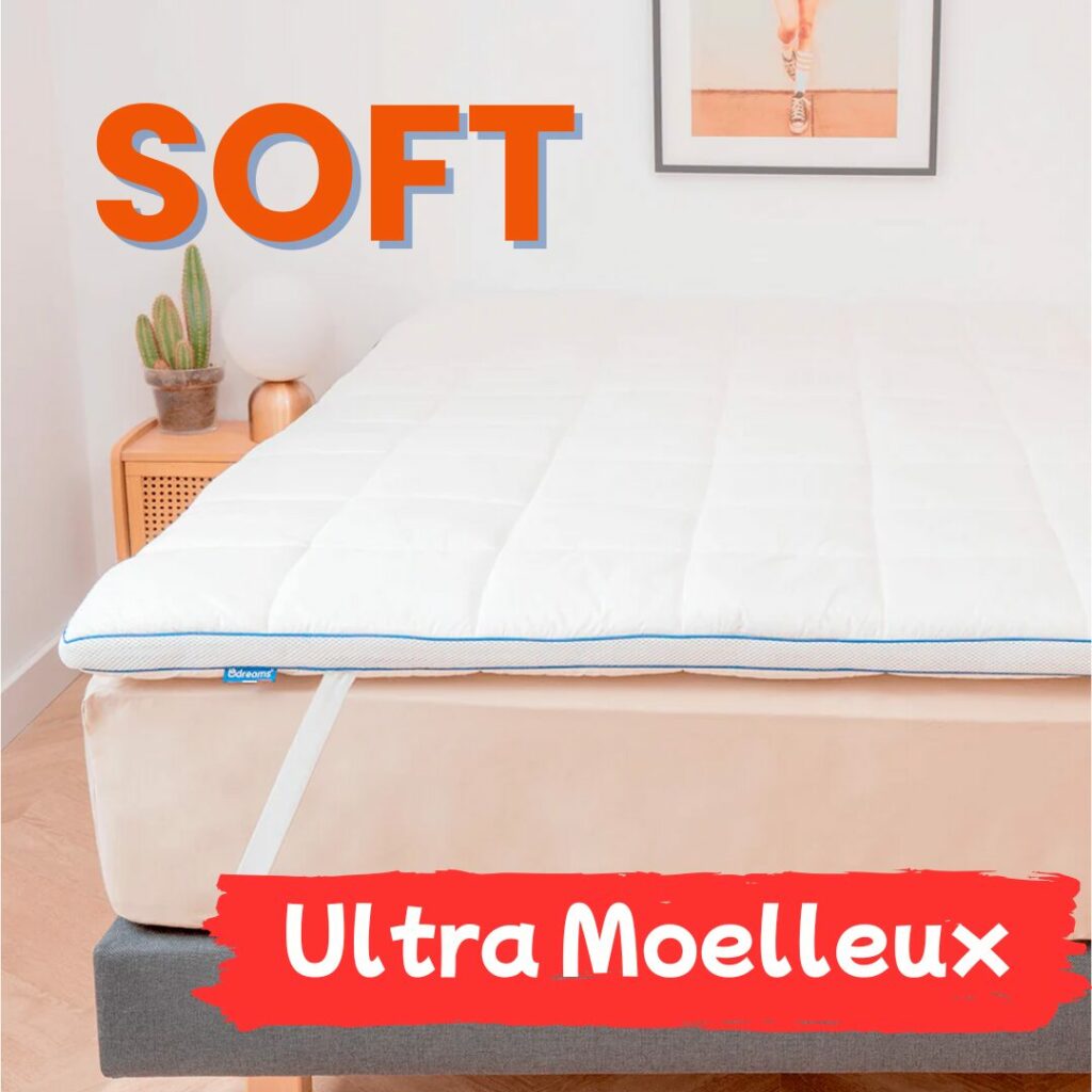 SOFT de BDREAMS - Surmatelas Ultra Moelleux