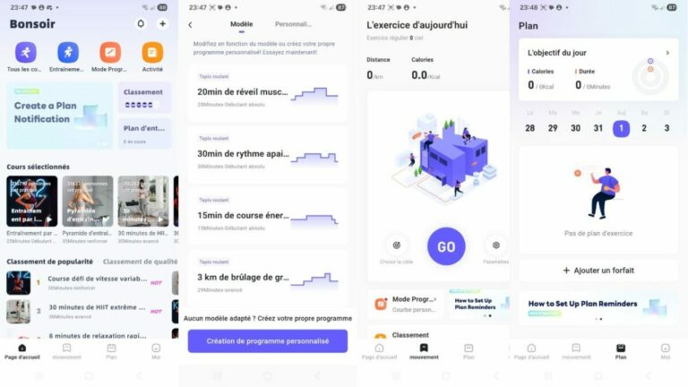 Appli KS Fit pour contrôler le WalkingPad X218