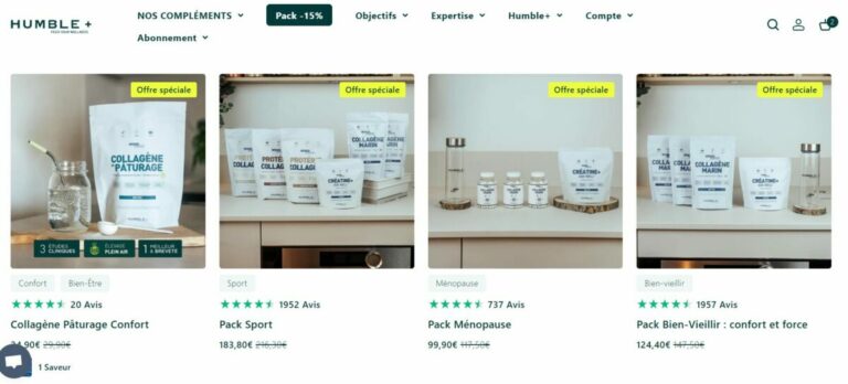 Packs Humble + réduction -15%