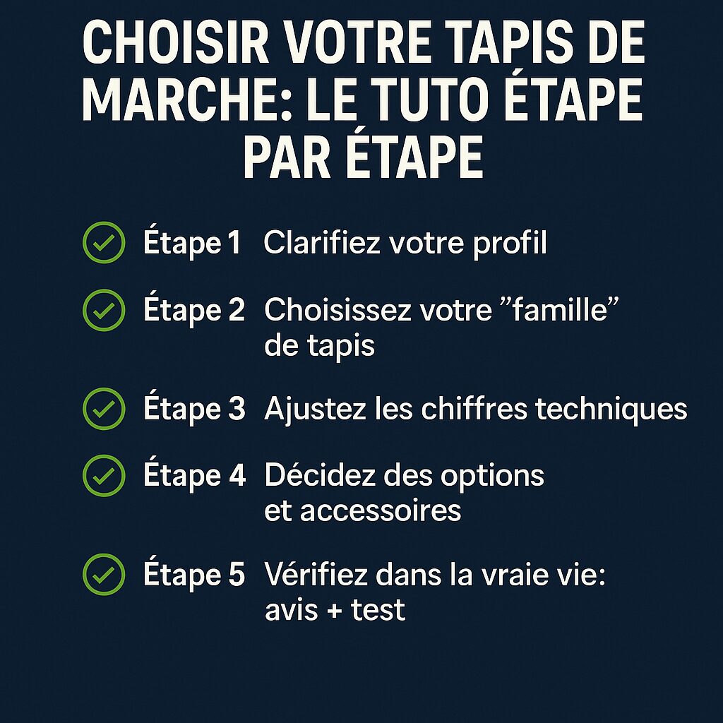 Comment choisir son tapis de marche ou course