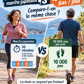 Marche japonaise mieux que 10 000 pas par jour ? Vraiment ?